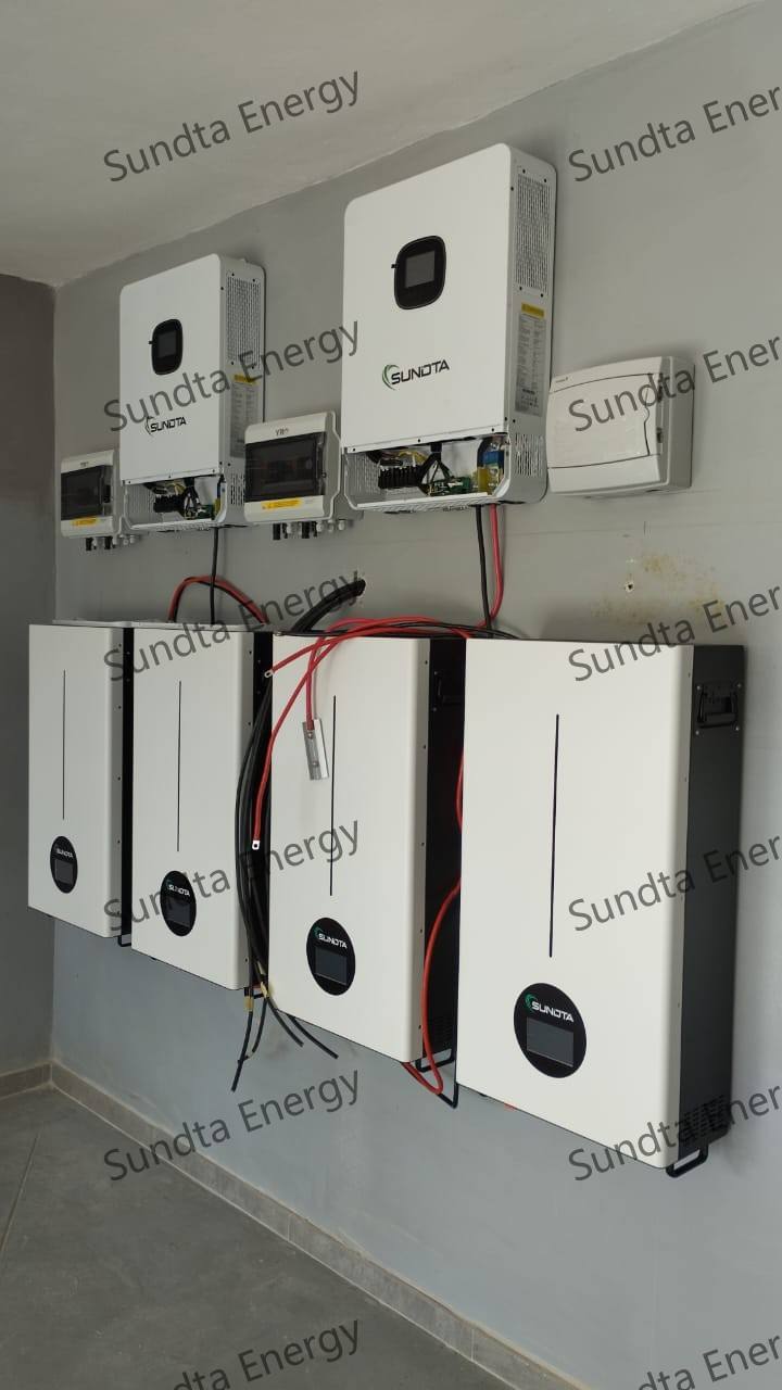 Complete Hybrid Solar Energy Storage System 20KW 30KW 50KW All in One Solar Panel Energy System for Home with Lithium Battery