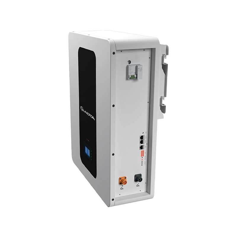 Sundta EU Warehouse 48V/51.2V LiFePO4 Lithium Ion Battery 10kWh Solar Home Energy Storage System Wall-Mounted 200Ah Capacity