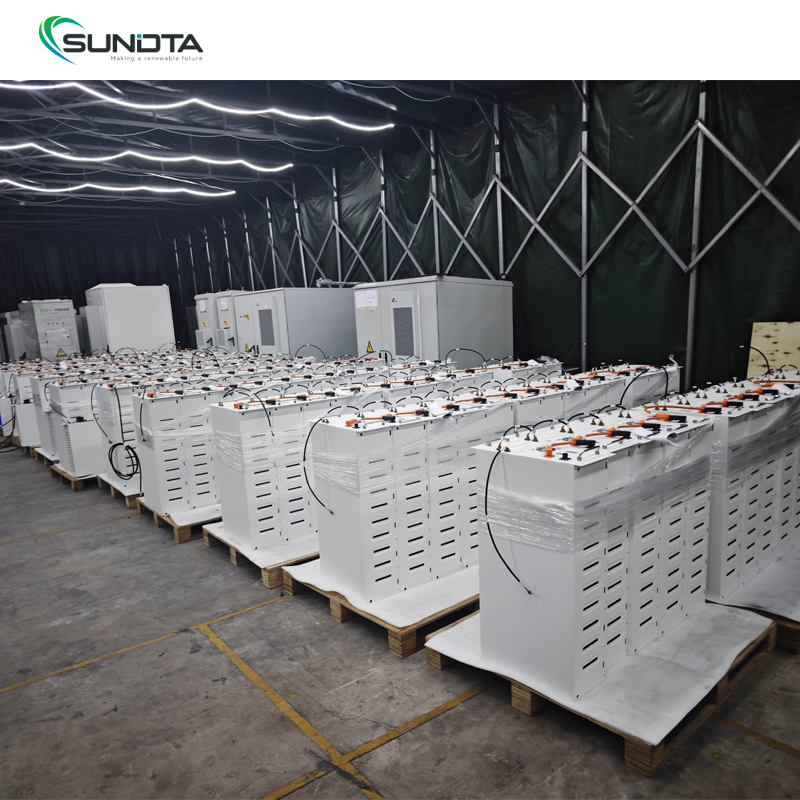 SUNDTA SDT-280 Commercial High Voltage LiFePO4 Energy Storage System 40-100kWh Air-Cooled Battery Cabinet for Hybrid/Off/On-Grid