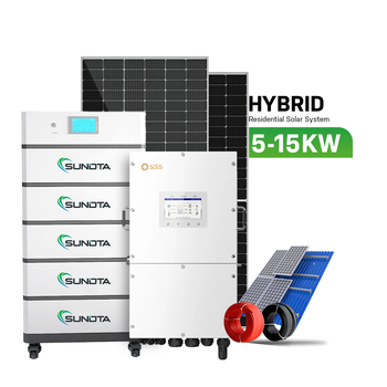 12kW single phase residential hybrid solar energy storage kit
